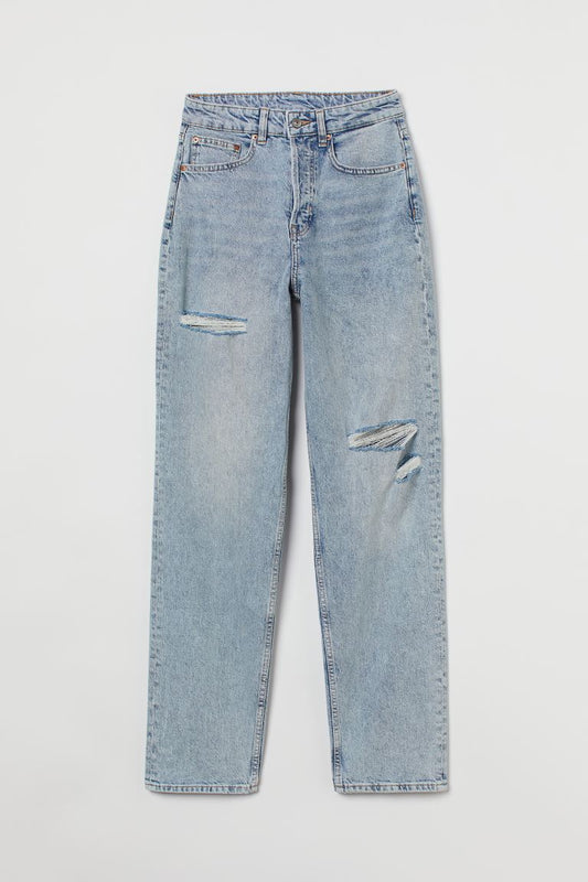 90's Straight High Jeans