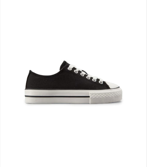 CANVAS LOW JR  SPITE - BLACK