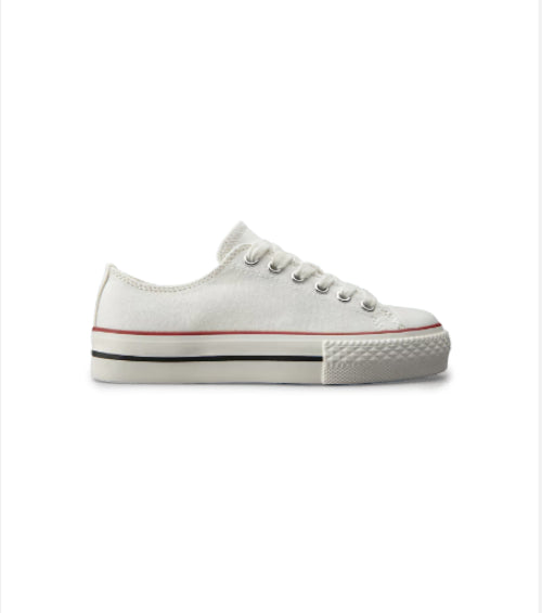 CANVAS LOW JR  SPITE - WHITE