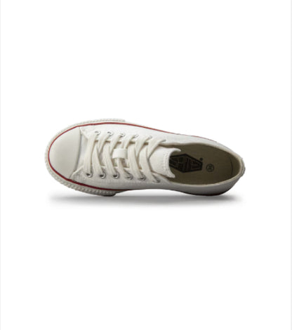 CANVAS LOW JR  SPITE - WHITE