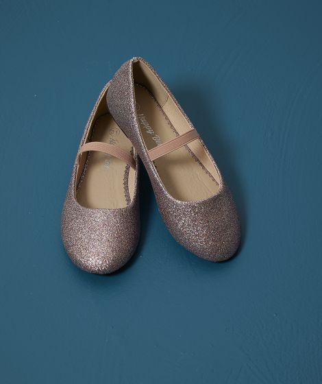 GLITTER BALLERINA SHOE - PINK