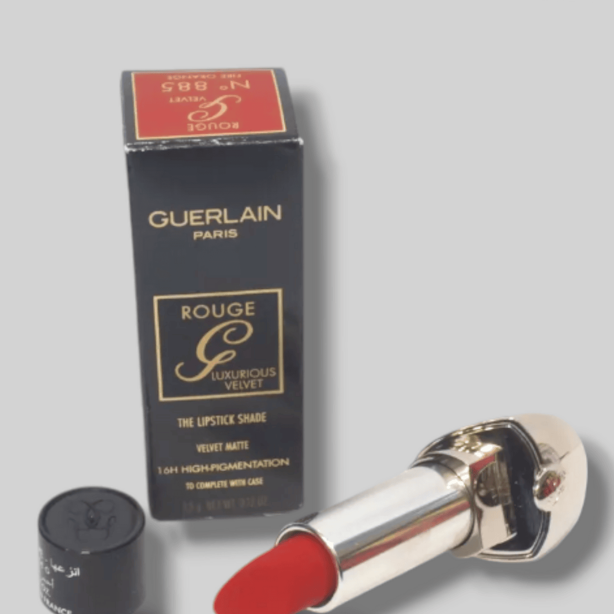 The Guerlain Rouge G Luxurious Velvet in No. 885