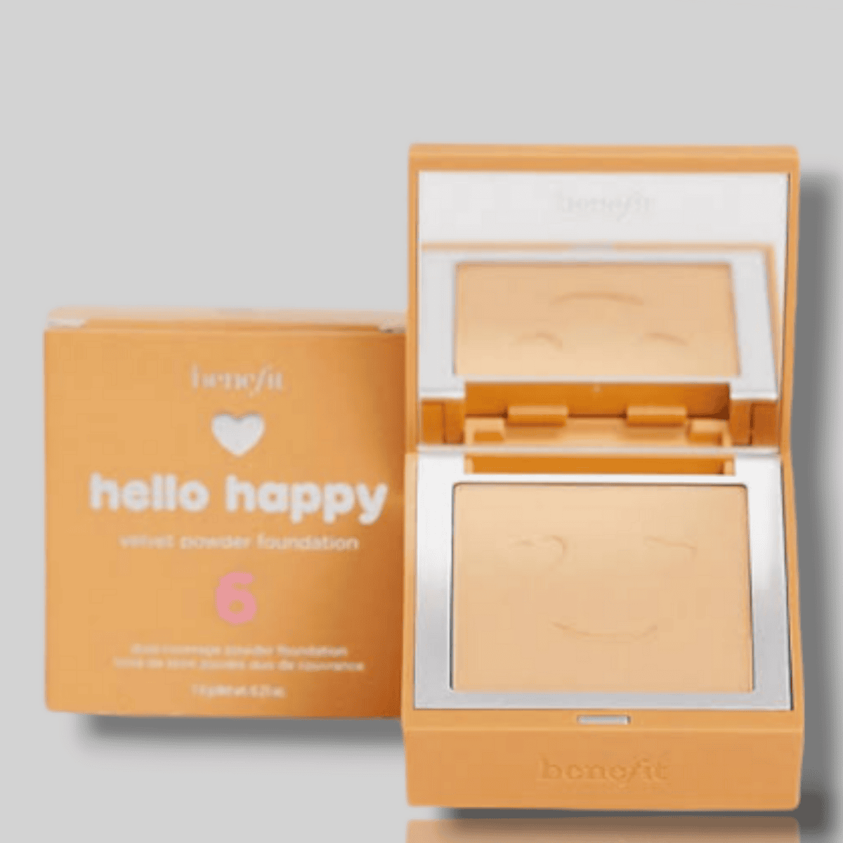 Benefit Hello Happy Velvet Powder Foundation in shade 6