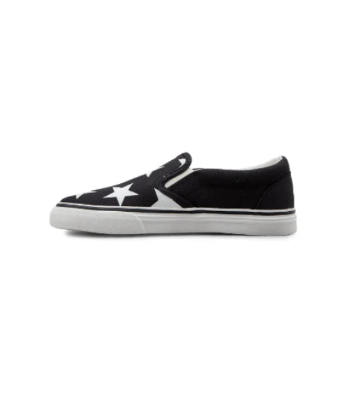 SPITE SLIP ON CANVAS Jr. - BLACK