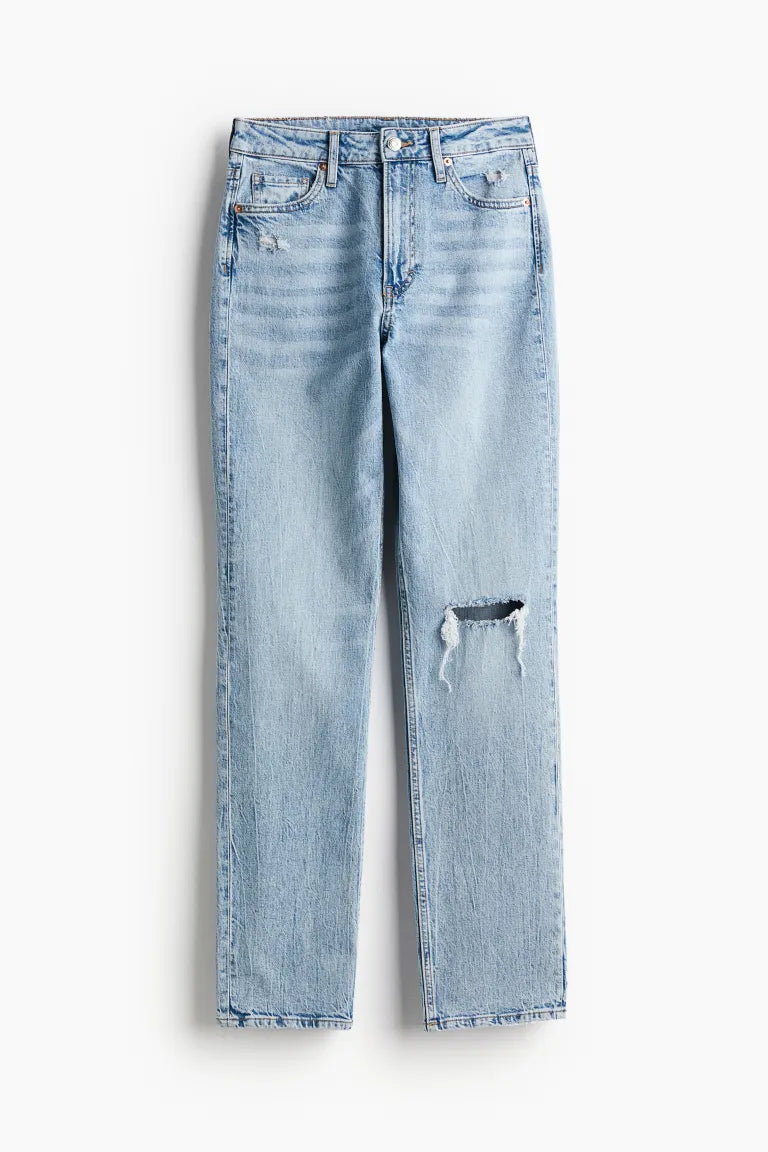 Slim Straight High Jeans