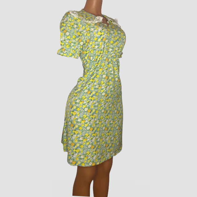 JYBE YELLOW FLOWERED GOWN