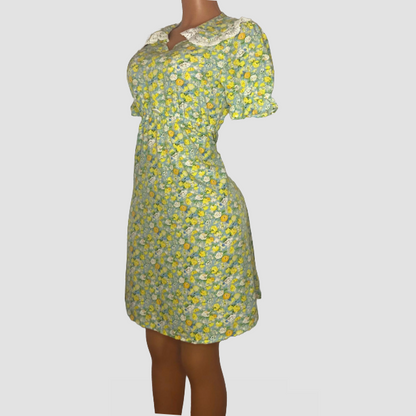 JYBE YELLOW FLOWERED GOWN