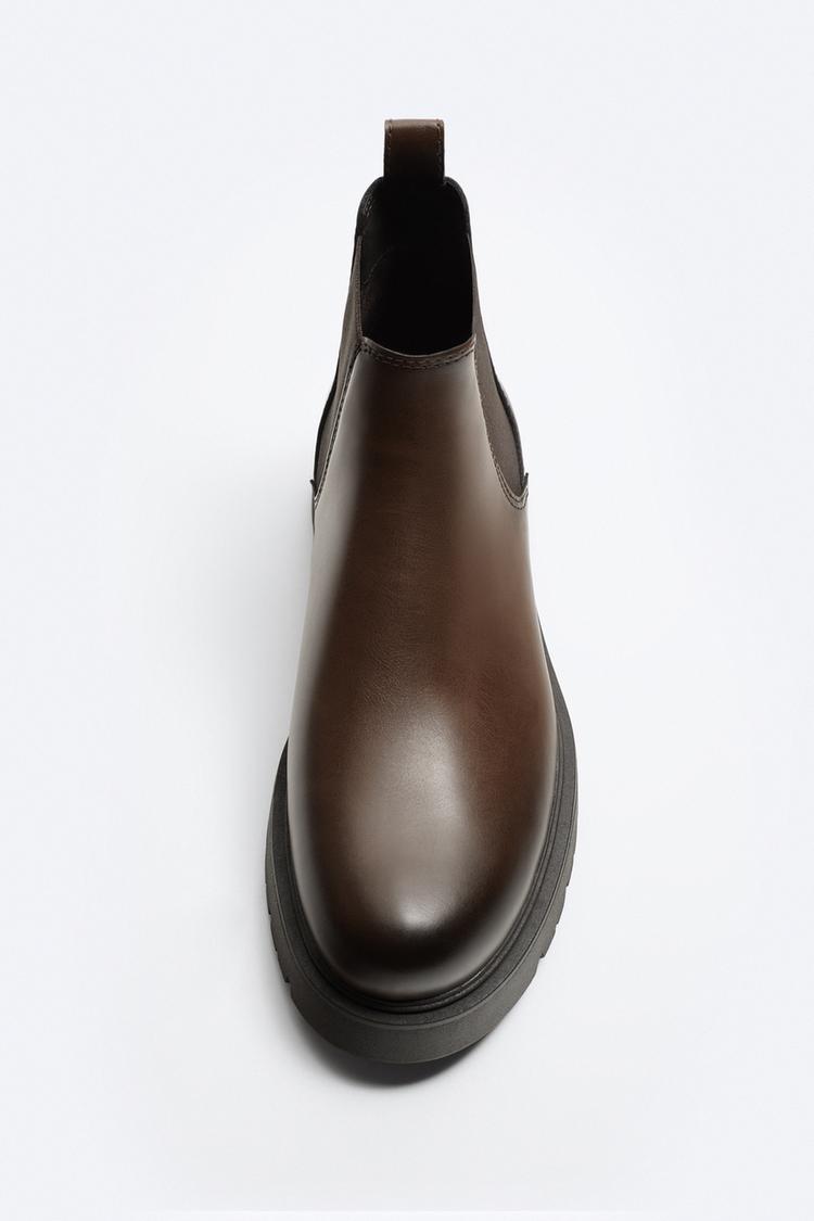 LEATHER - CHELSEA BOOT WITH THICK SOLE